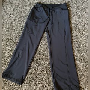 Infinity Pewter straight leg scrub pants